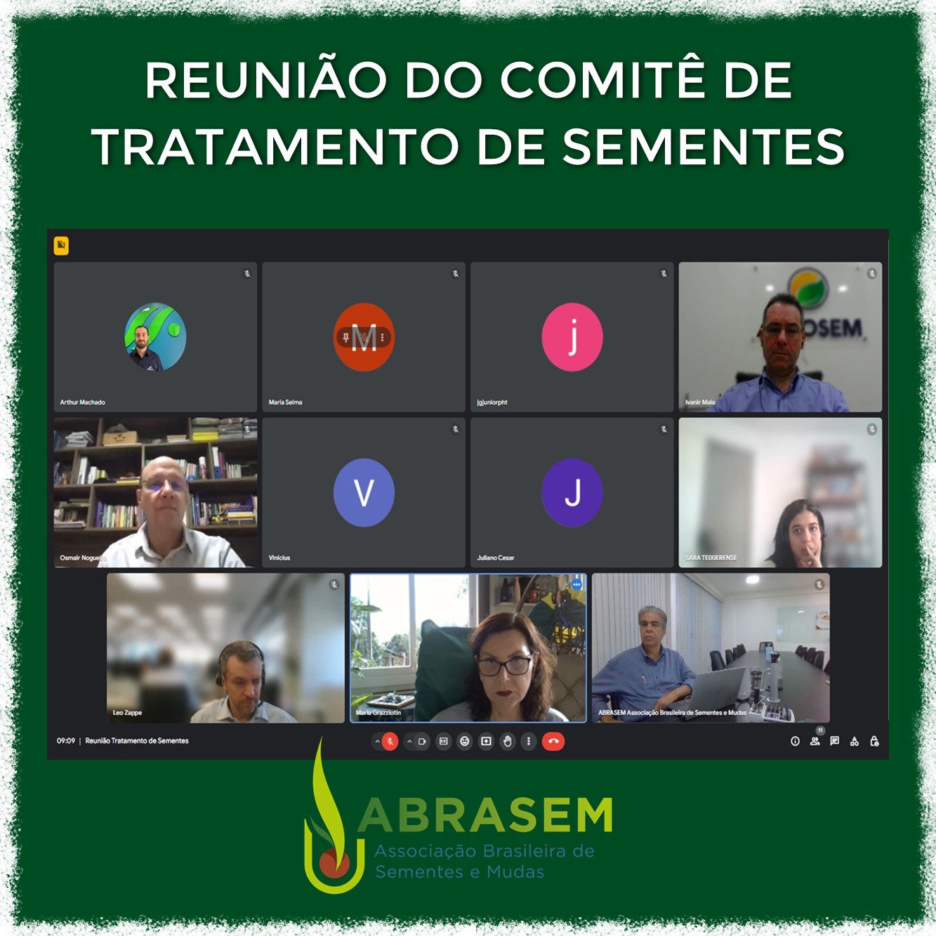 Reunião do Comitê de Tratamento de Sementes